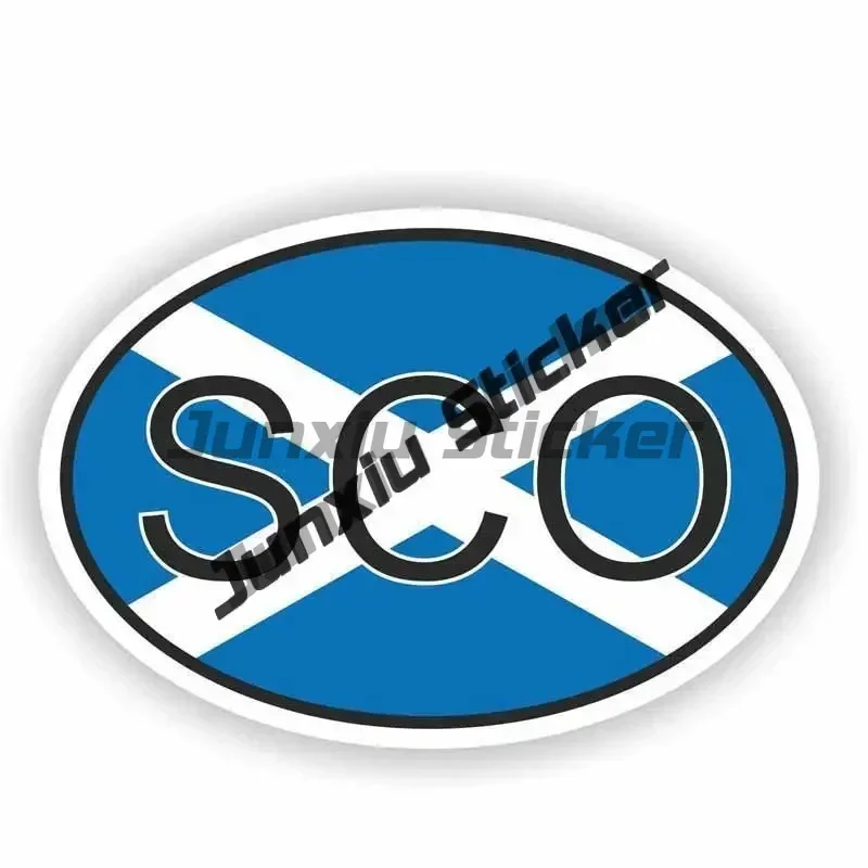 Виниловая наклейка с флагом Шотландии гербом шотландская щитом салата флаг SCO