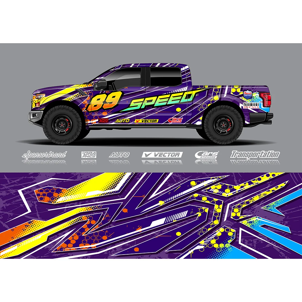 Виниловые переводные картинки с градиентом 500x100 см