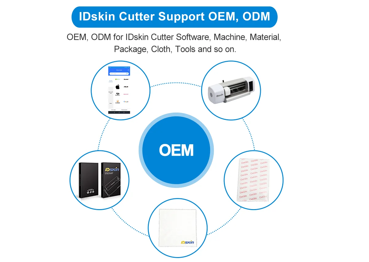 Фото Автоматический мини-плоттер Daqin Idskin для резки защитных пленок для телефонов с программным обеспечением APP, новинка 2020 года, 120 мм №5
