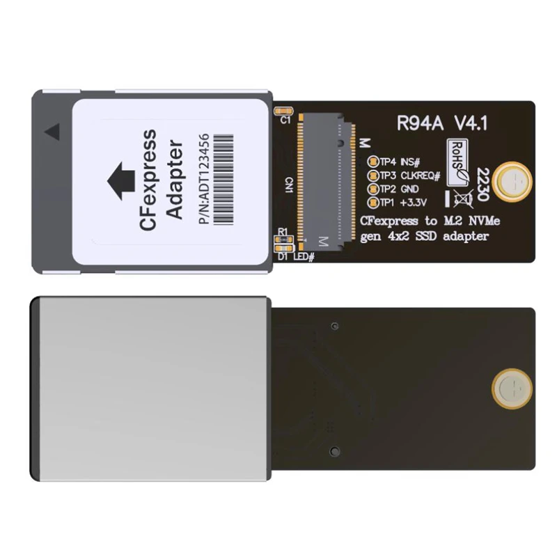 

PCI-e 4,0 Cfexpress на M.2 NVMe 2230 Gen 4x2 SSD адаптер Райзер-карта PCIe R94A для R5 Z6Z7 XBOX CH SN530