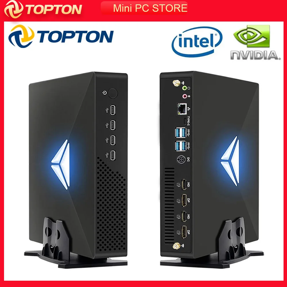 

Игровой ПК Topton MV200 Nvidia RTX 3050 8G GDDR6 Intel Core i9 i7 Gamer 2 * DDR4 M.2 NVMe SSD настольный компьютер Windows 11 AC WiFi