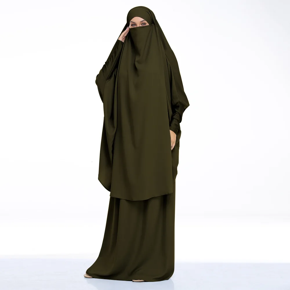 Ramadan Muslim Prayer Garment Abayas for Women Dubai Abaya Turkey Hijab Dress Islam Caftan Kaftan Khimar Jilbab Niqab Djellaba