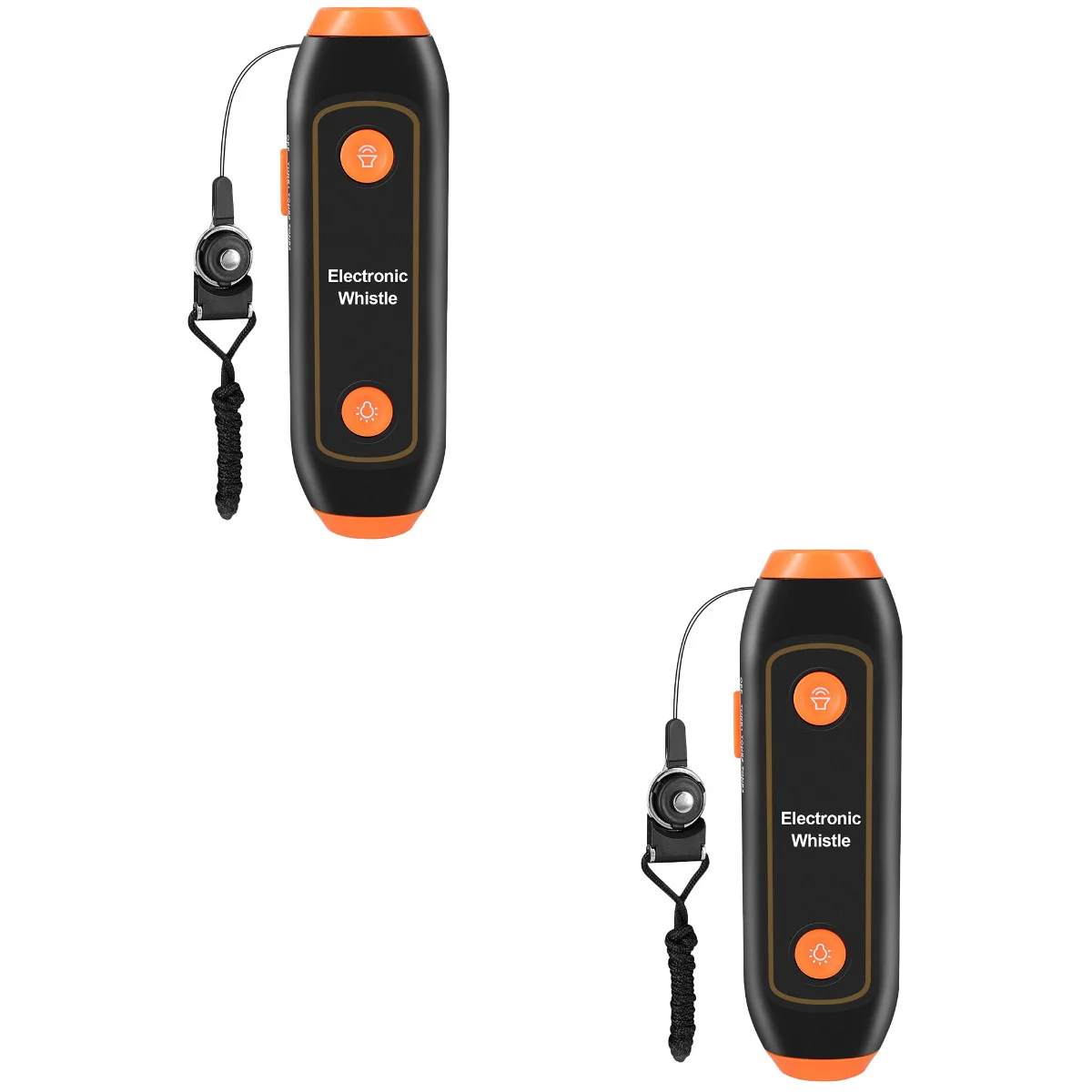 

2 PCS Electronic Whistle Electric Coaches Football Whistles Referees Lanyard