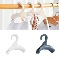 1pc arched hanger multifunctional hook bag tie silk scarf hat wardrobe hanging rack holder shawls purse handbag organizer hook