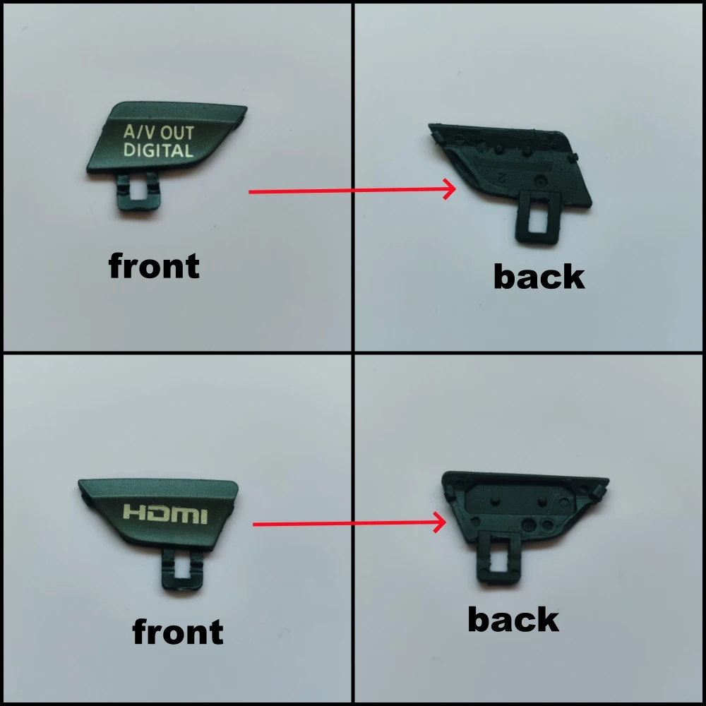 Фото Новая кожаная крышка HDMI/A/V-выхода для Canon IXUS200, IXUS200IS, IXY930, SD980, USB-крышка, кожаная крышка HDMI/A/V-выхода, запчасти №4