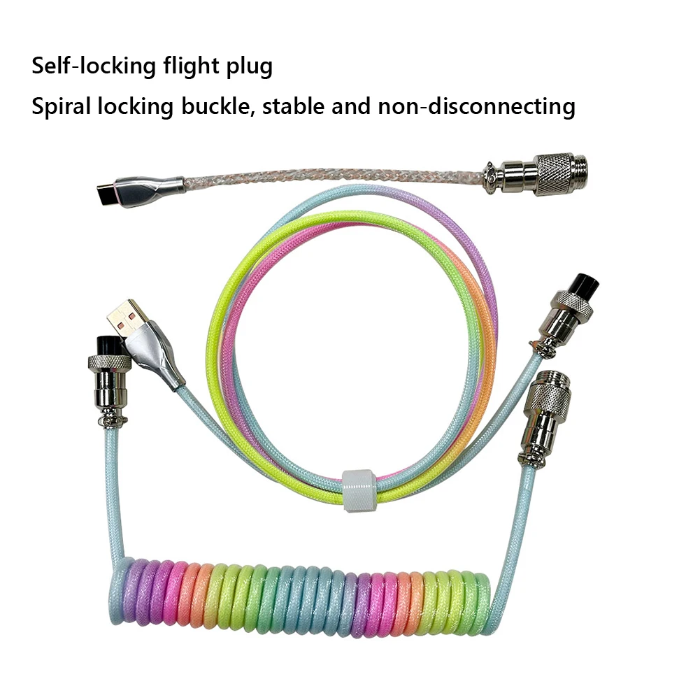 Кабель USB Type-C с вилкой 2 8 м подсветкой |