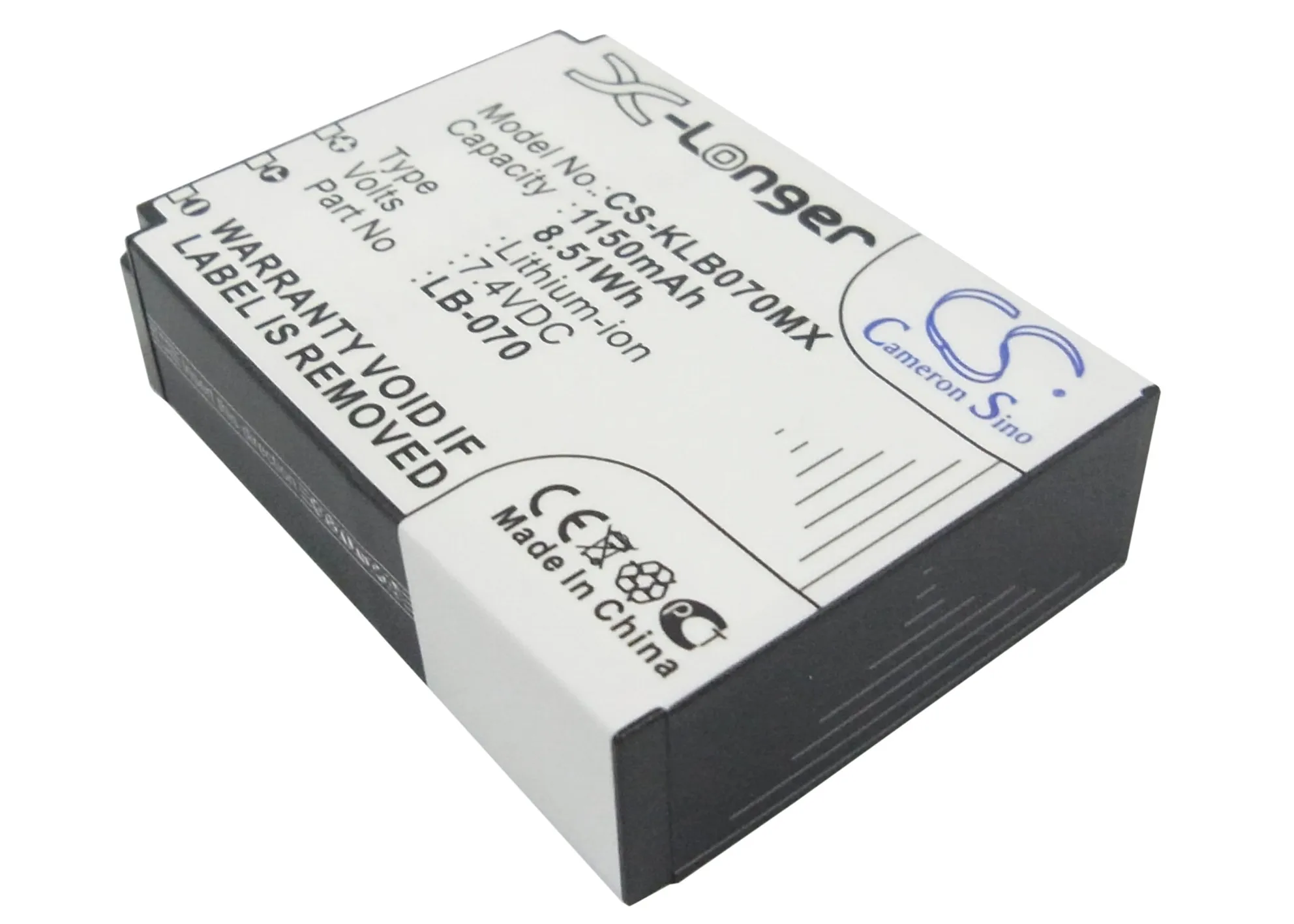 

Cameron Sino Camera Replacement Li-ion Battery 1150mAh For LB-070 Panasonic Pixpro AZ651, Pixpro Free Tools