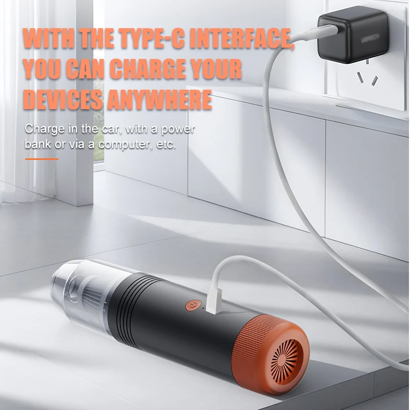Многофункциональный ручной беспроводной пылесос Xiaomi с зарядкой через USB