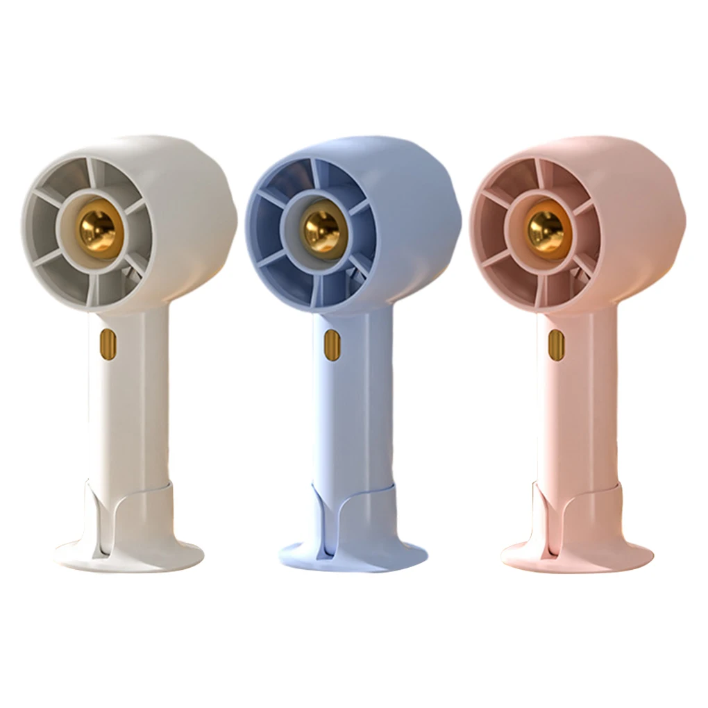 

Mini Fan Super Silent Large Wind Cooler Bladeless Cooling Fans Outdoor Pocket 3 Modes Adjustable Desktop Ventilador