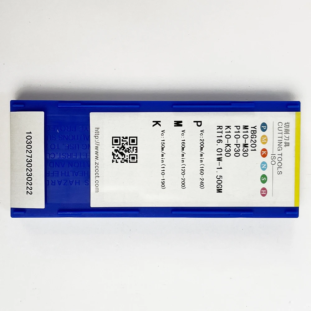 HUAZHICHUN RT16. 01W-1 .50GM YBG201 CCMT CNC Поворотная вставка жесткая и износостойкая