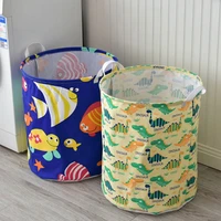 cartoon laundry basket foldable sundries clothes childrens toy storage bag three dimensional large capacity family organizer