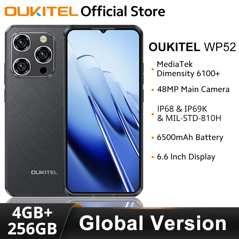 Смартфон Oukitel WP52 4/256ГБ global