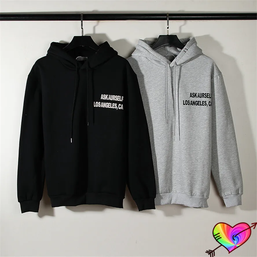 Толстовка Askyurself с капюшоном для мужчин и женщин Классическая свободная уличная