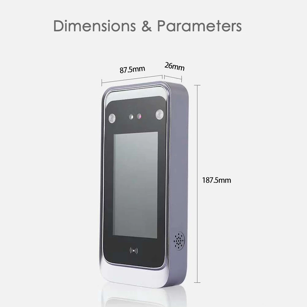 Dynamic face recognition access control 1.0MP HD camera Visible light Anti photo and video TCP/IP S600