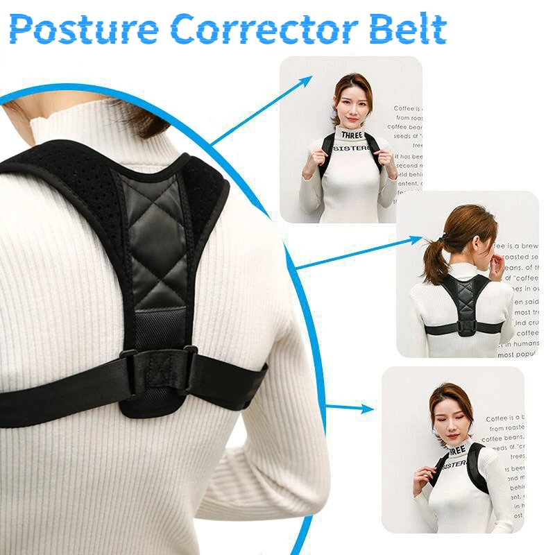 

Male and Female Anti Lumbar Spine Corrector Back Clavicle Breathable Adjustable Sitting Orthosis Belt Hunchback Correct Posture