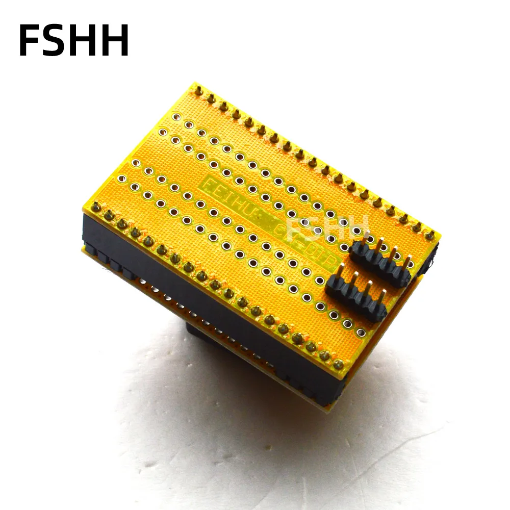 Программируемый адаптер ClamShel QFN8 К DIP8 тестовый разъем WSON8 DFN8 MLF8 08TN13S1806008QN12T16050-M 6x8 мм