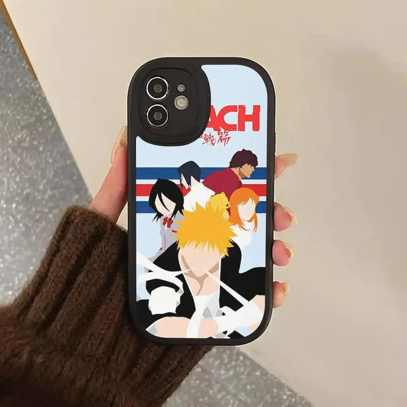 Anime Bleach Phone Case Hard Leather Phone Case for iPhone 13 12 Mini 11 14 Pro Max Xs X Xr 7 8 Plus 6 6s Se 2022 silicone Cover