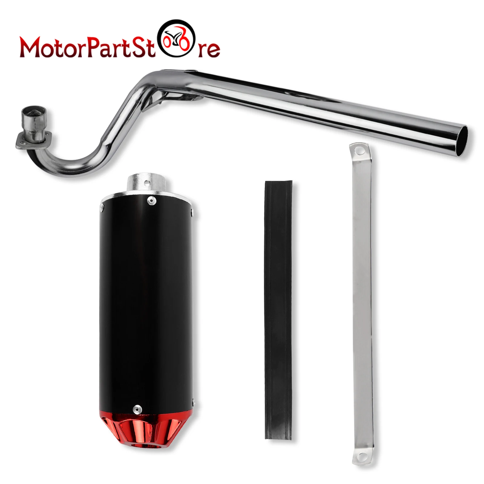

Exhaust Muffler Pipe Kit for Honda XR50 CRF50 XR CRF 50cc 70cc 90cc 110cc 125cc SDG TAOTAO Pit Dirt Bike