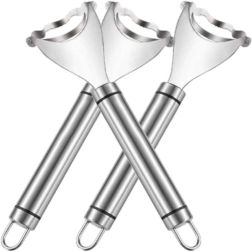

3 Pcs Corn Sheller Debarking Tool Food Gadgets Stainless Steel Thresher Kitchen Gagets Home Peeler