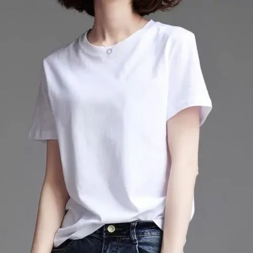 

Summer 2020 short red -sleeve t shirt Women Top Garment