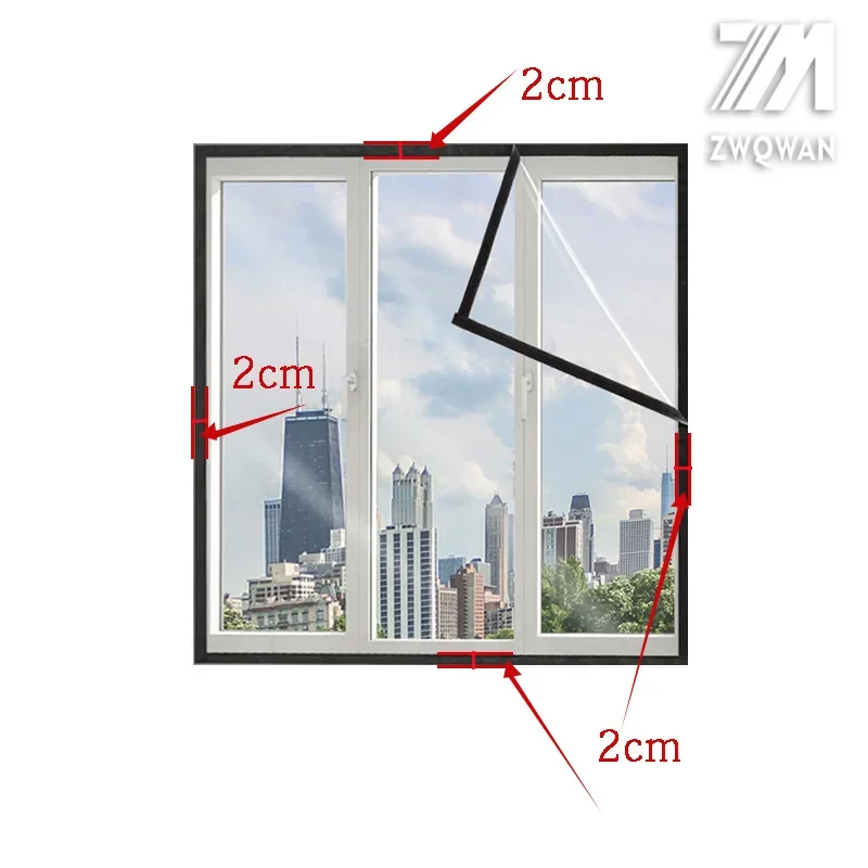 Зимняя ветрозащитная и теплая пленочная пластиковая ткань