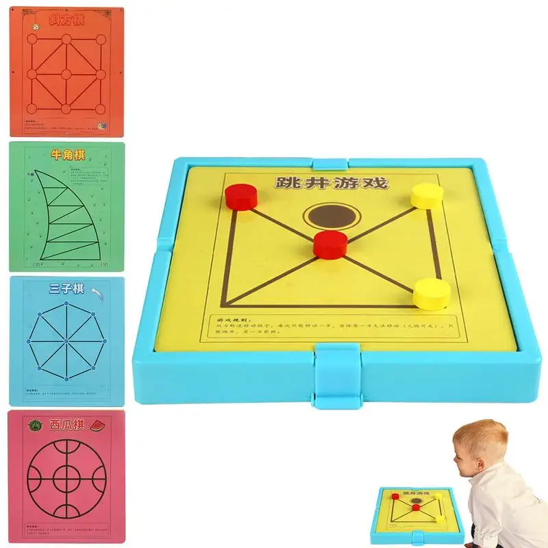 

Chess 5 In 1 Board Game Set Travel Game Toys For Kids Compact Educational Montessori Board Game For Kids Birthday Gift