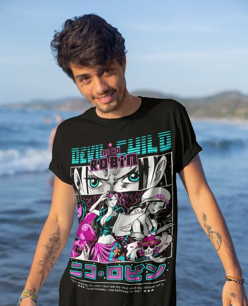 Винтажная футболка унисекс с рисунком аниме манги японская Мягкая