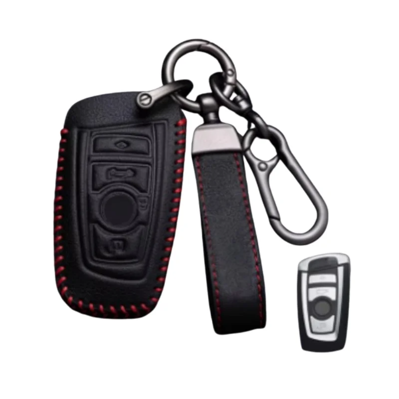 Кожаный чехол для автомобильного ключа Oli BMW 1 3 5 7 серии X1 X3 X4 X5 X6 F10 F20 F30 F34 F11 F15 F16 F25