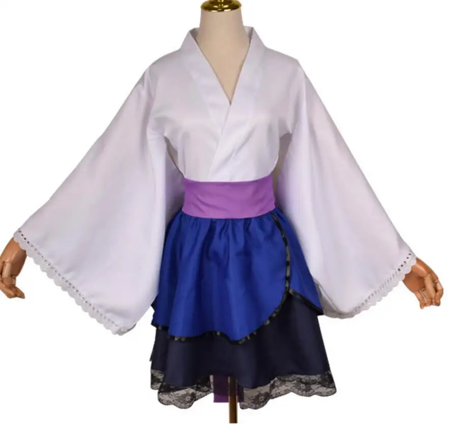 

6 Color Anime Women Cosplay Costume Akatsuki Kimono Maid Dress Uchiha Sasuke Lolita Party Dress Cloud Halloween Uniform
