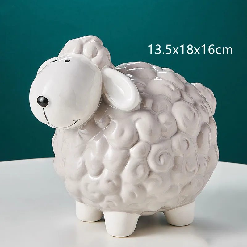 

Скандинавская Керамическая Свинья-копилка для украшения дома
