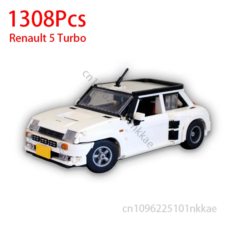 Фото НОВИНКА: Конструктор Renault 5 Turbo 1:13, внедорожник City Champions, гоночная машина, игрушка для мальчиков, подарок №1