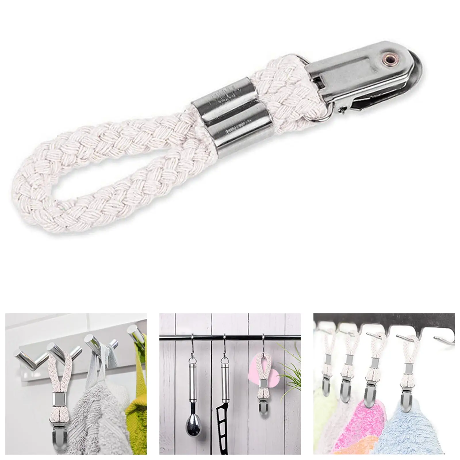 

Towel Clip On Hooks Loops Metal Clothespins Hand Towel Multipurpose Clips Hangers Bathroom Home Kitchen Clothespin M9b9