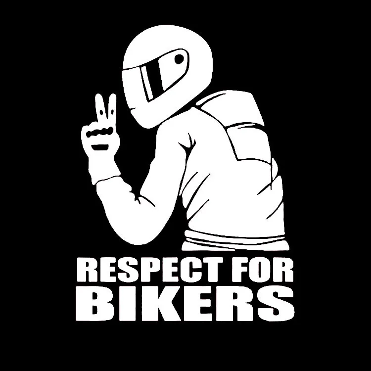 

Автомобильные наклейки 3D Respect для байкеров водостойкие съемные светоотражающие наклейки для мотоцикла Декор заднего лобового стекла автомобиля автомобильные аксессуары