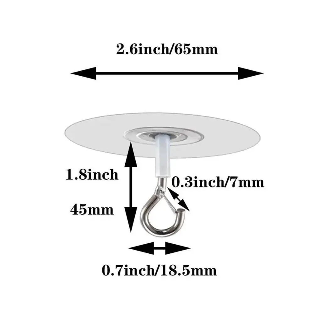 

Прозрачные самоклеящиеся крючки из нержавеющей стали