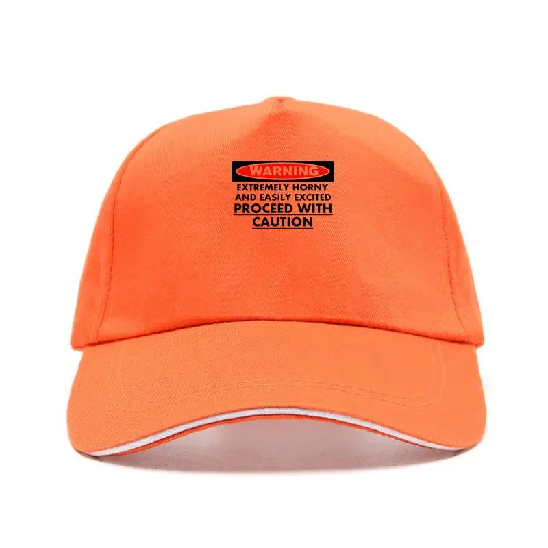 

New cap hatWarning Extreey Horny And Eaiy Excite Vet Top en Woen Uniex 1864 Baseball Cap