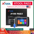XTOOL новейший автомобильный программатор ключей OBD2 X100 PAD3 Профессиональные диагностические инструменты OBD2 Иммобилайзер с Kc100 и работа с LADA X-ray VESTA и RU Поддержка Renault Бесплатное обновление онлайн