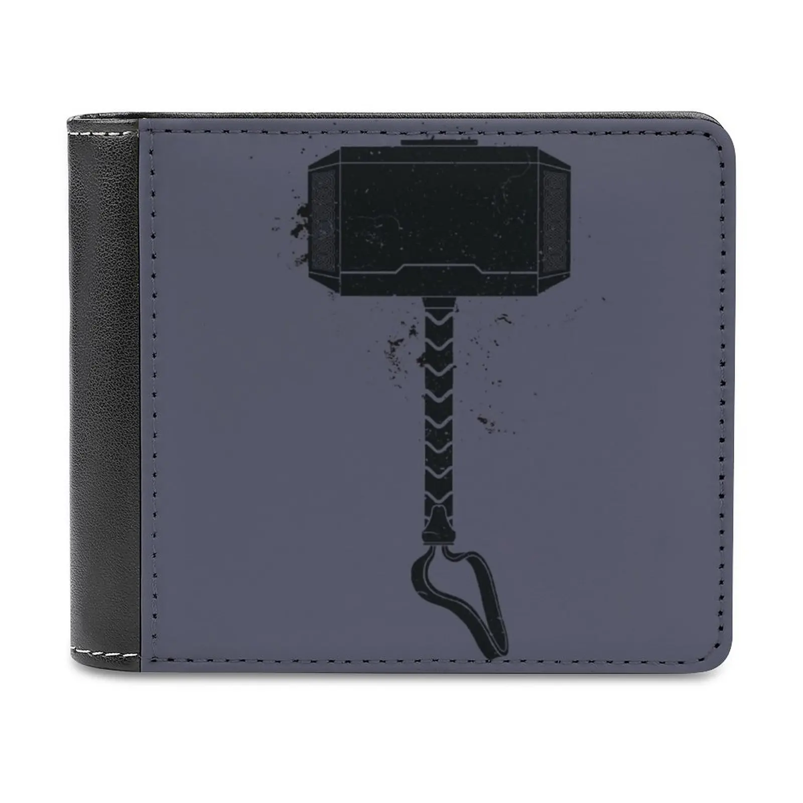 

Мягкие мужские кошельки Mjolnir-Hammer Of The богов, новый кошелек, держатели для кредитных карт, мужские кошельки, мужской кошелек, стандартный Бог