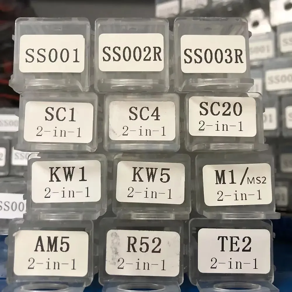 Yale SS001 SS002 Cisa R52 KW1 KW5 SC1 SC4 SC20 M1/MS2 AM5 TE2 Lishi Инструмент 2 в 1 из нержавеющей стали для