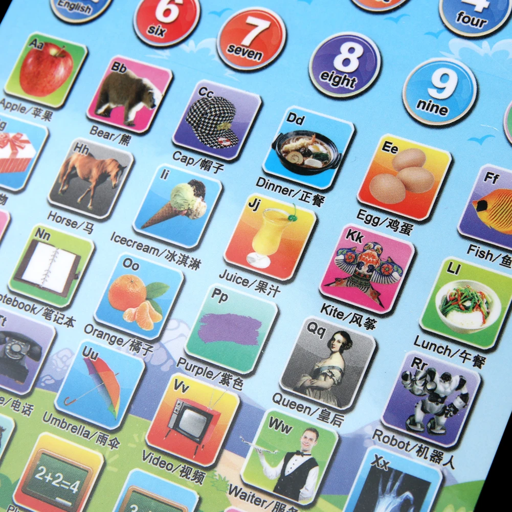 Детский обучающий мини-планшет Обучающие игрушки подарок для мальчиков и