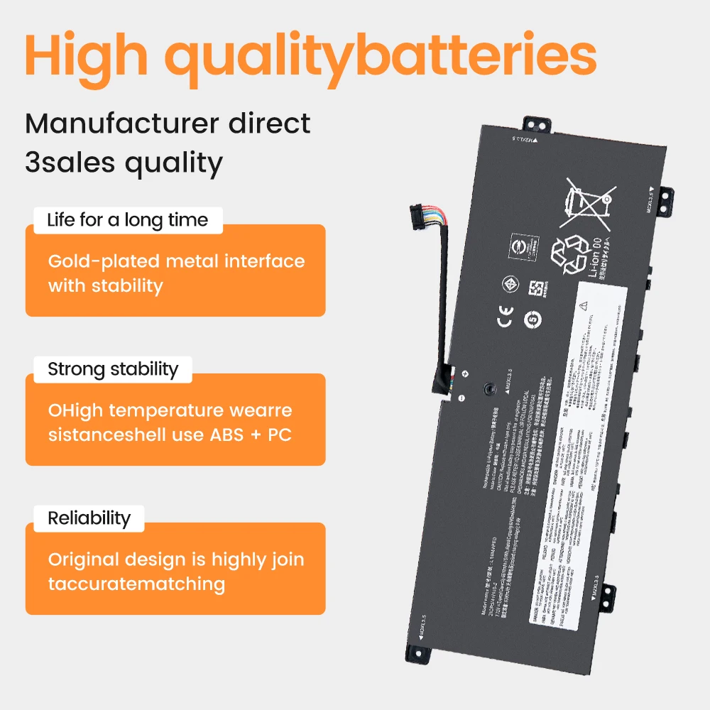 Аккумулятор L18C4PE0 L18L4PE0 L18M4PE0 для ноутбука Lenovo Yoga C740-14IML-81TC SB10W67235 SB10W67368 5B10U40209 5B10W67296