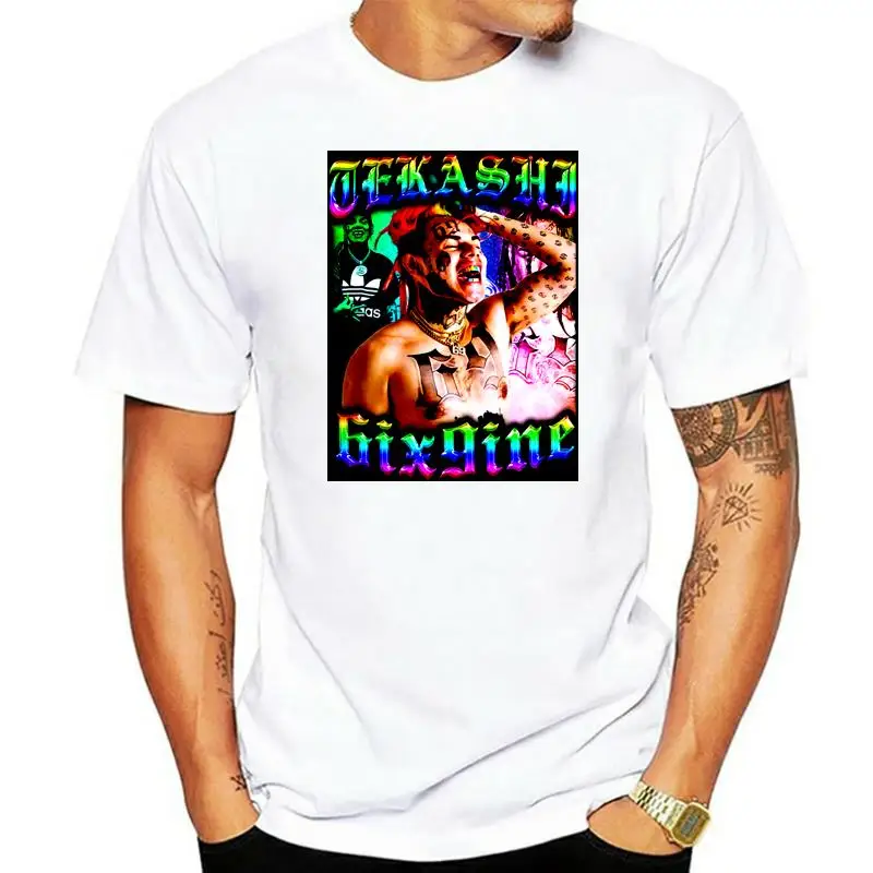 

Tekashi 69 Sixnine T-Shirts Size S-2Xl Black Color M Xl 2Xl 24Xl Tee Shirt