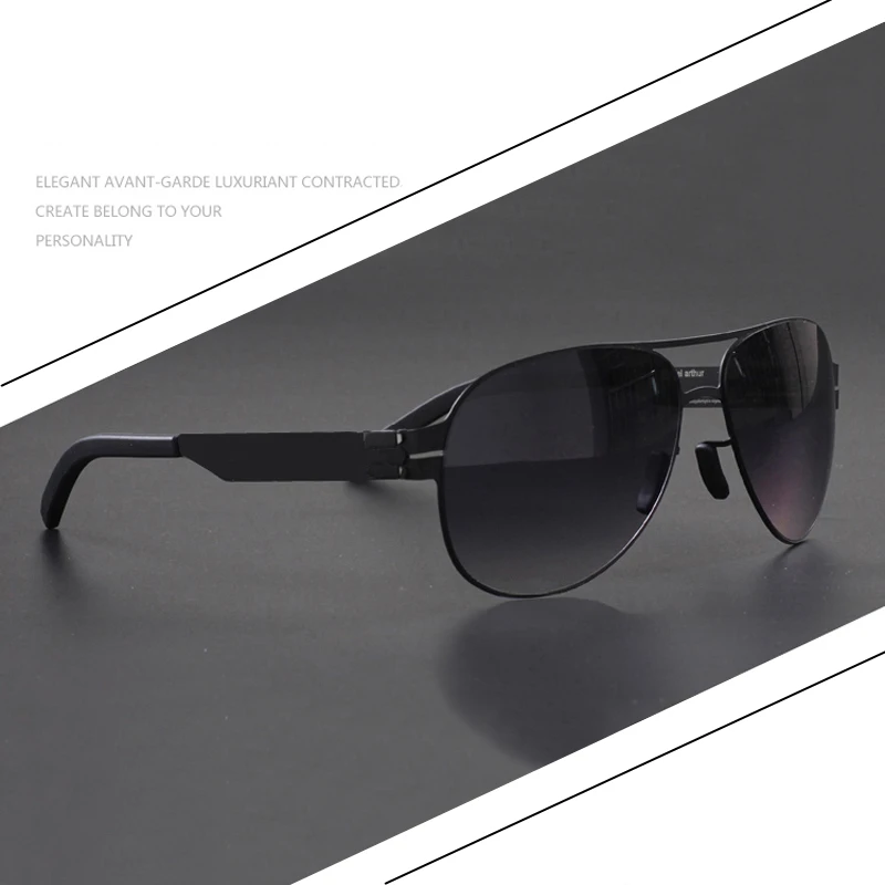 

Ultralight Classic Fashion Pilot Sunglasses for Men Retro Frog UV400 Sun Glasses Women German Luxury Brand Screwless Eyewear