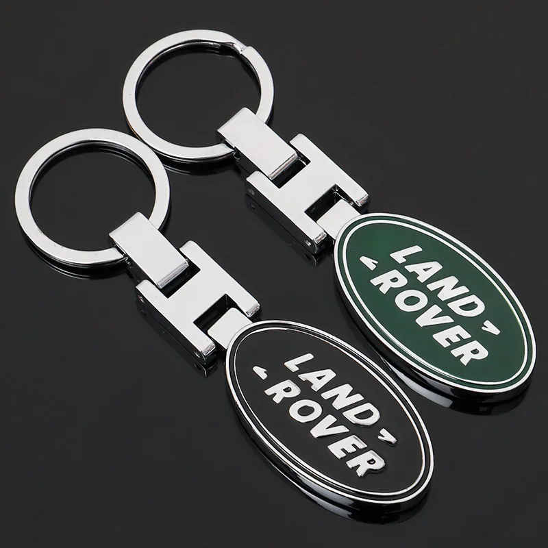 

Zinc Alloy Key Ring Keychain For Land Rover Freelander L2 LF Range Rover Evoque 3 4 Discovery L319 L462 Velar Defender