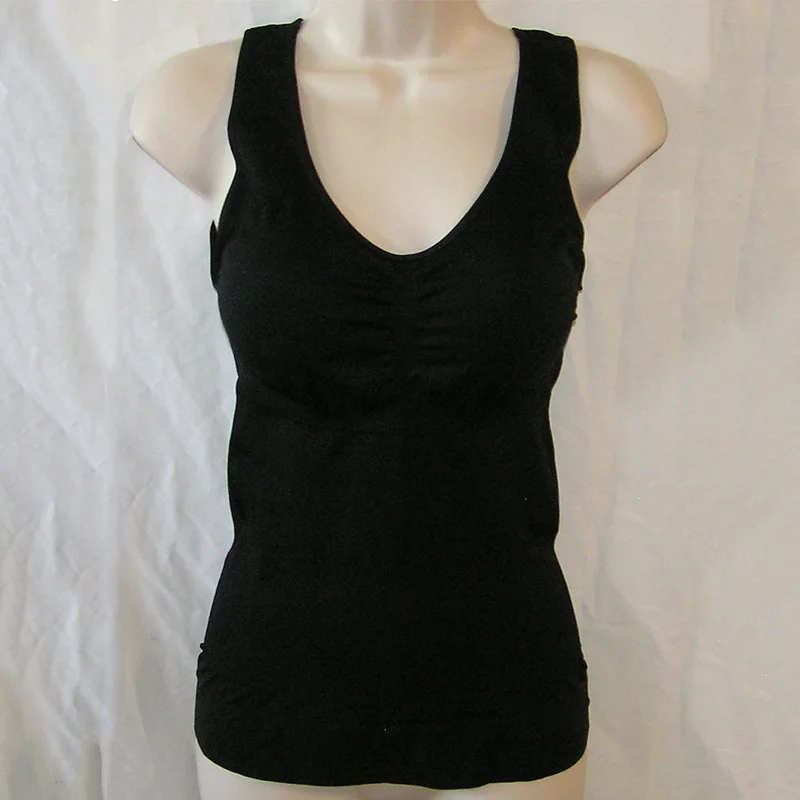 Новая женская корректирующая одежда Утягивающая майка с подкладкой для живота