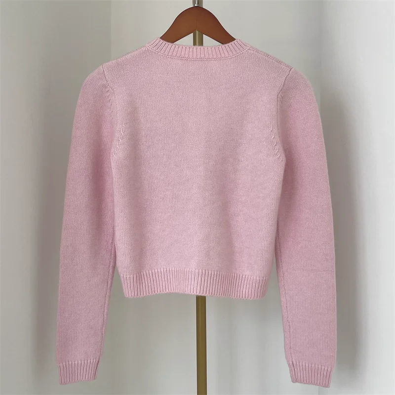 Кардиган женский осень 2024 новая верхняя одежда с цветочной вышивкой топ длинными