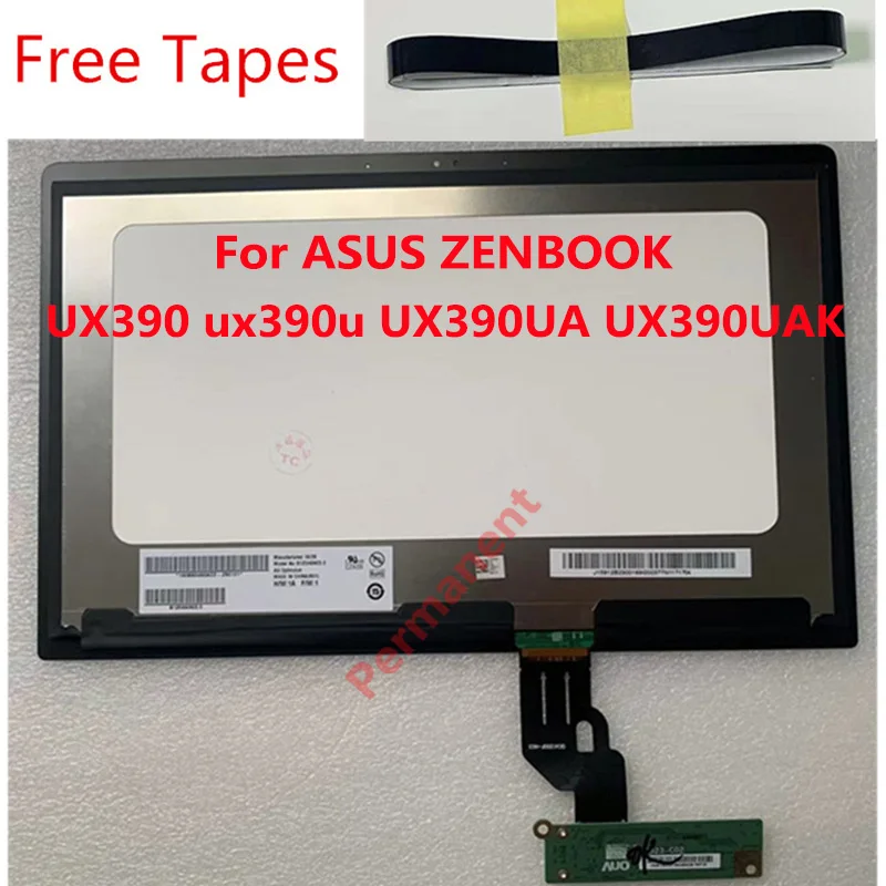 ЖК-дисплей для ноутбука ASUS ZENBOOK UX390 ux390u UX390UA UX390UAK B125HAN03.0 |