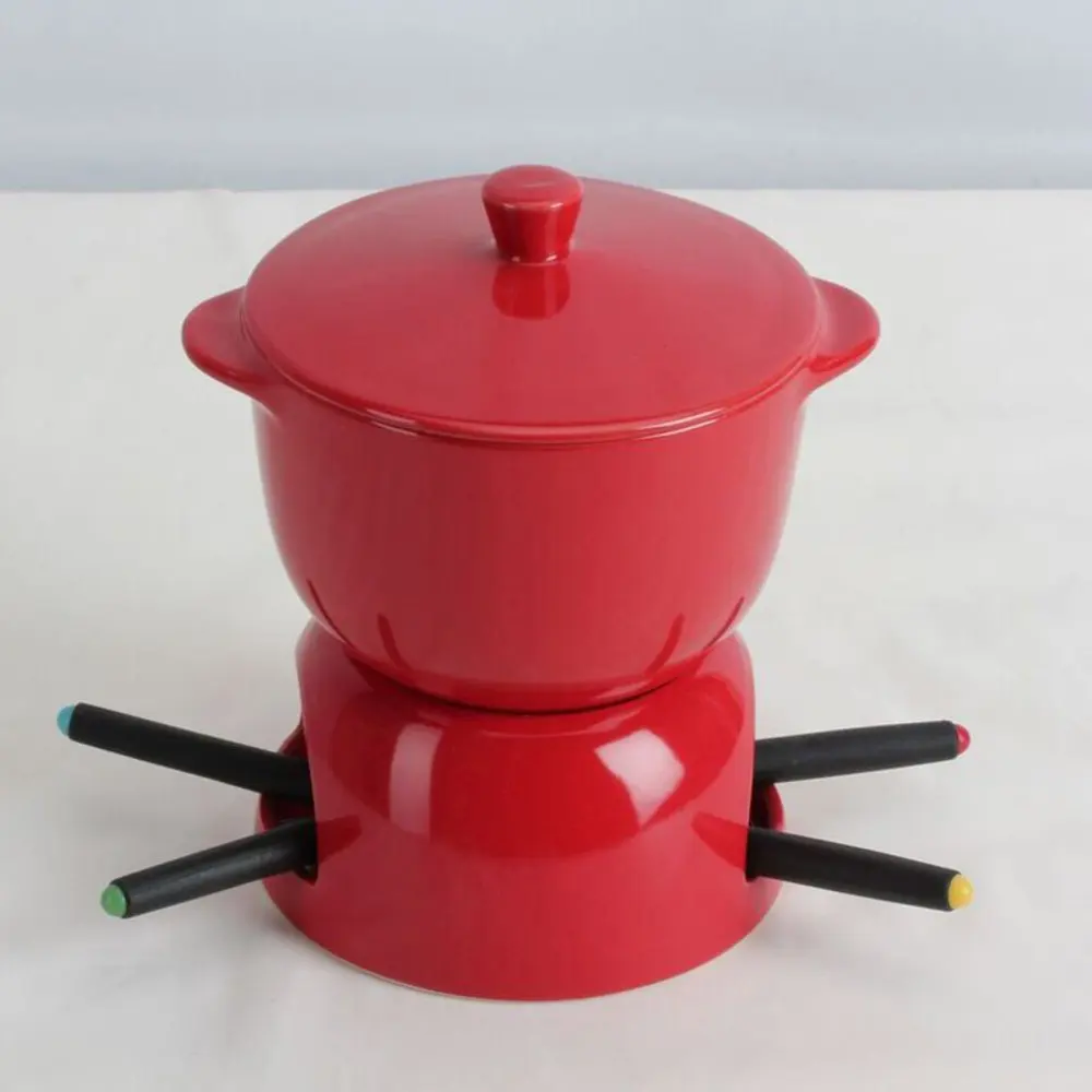 

Chocolate Fondue and 4 Forks Set
