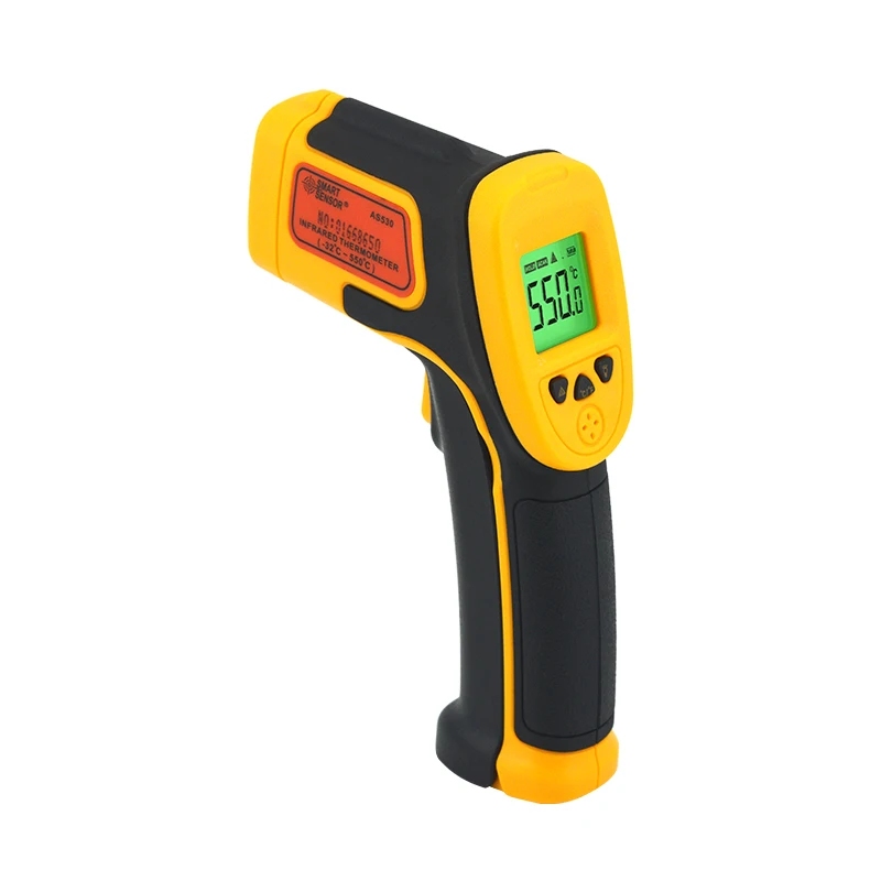 

Smart Sesnor AS530 Digital LCD Handheld Infrared Thermometer Temperature Meter Tester Red Laser Non Contact IR Pyrometer Gun