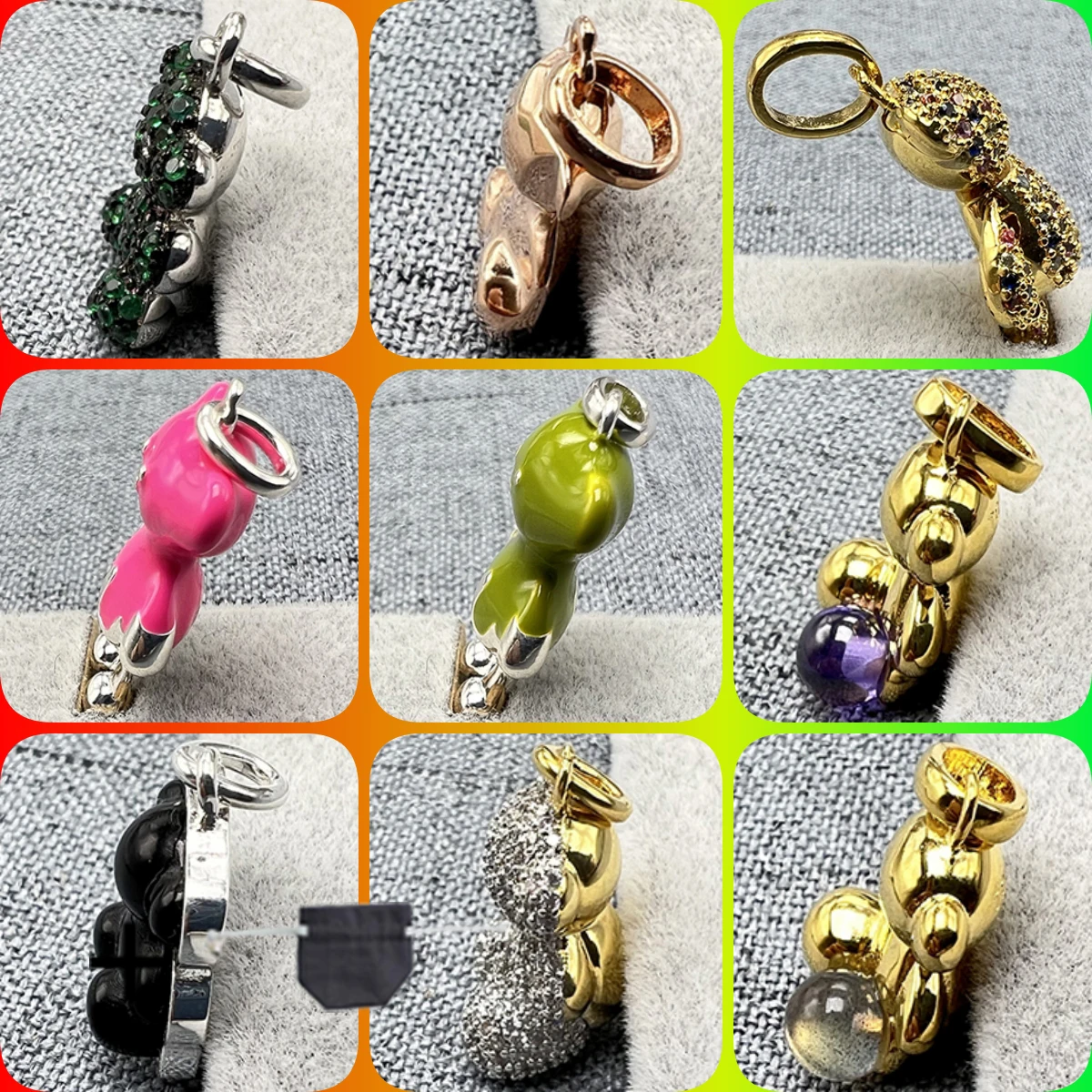 

Women's Pendant TOUSES Spanish Bear Jewelry with Original Logo 925 Silver Fashion Trend Youth Exquisite Boutique Gorgeous Fine