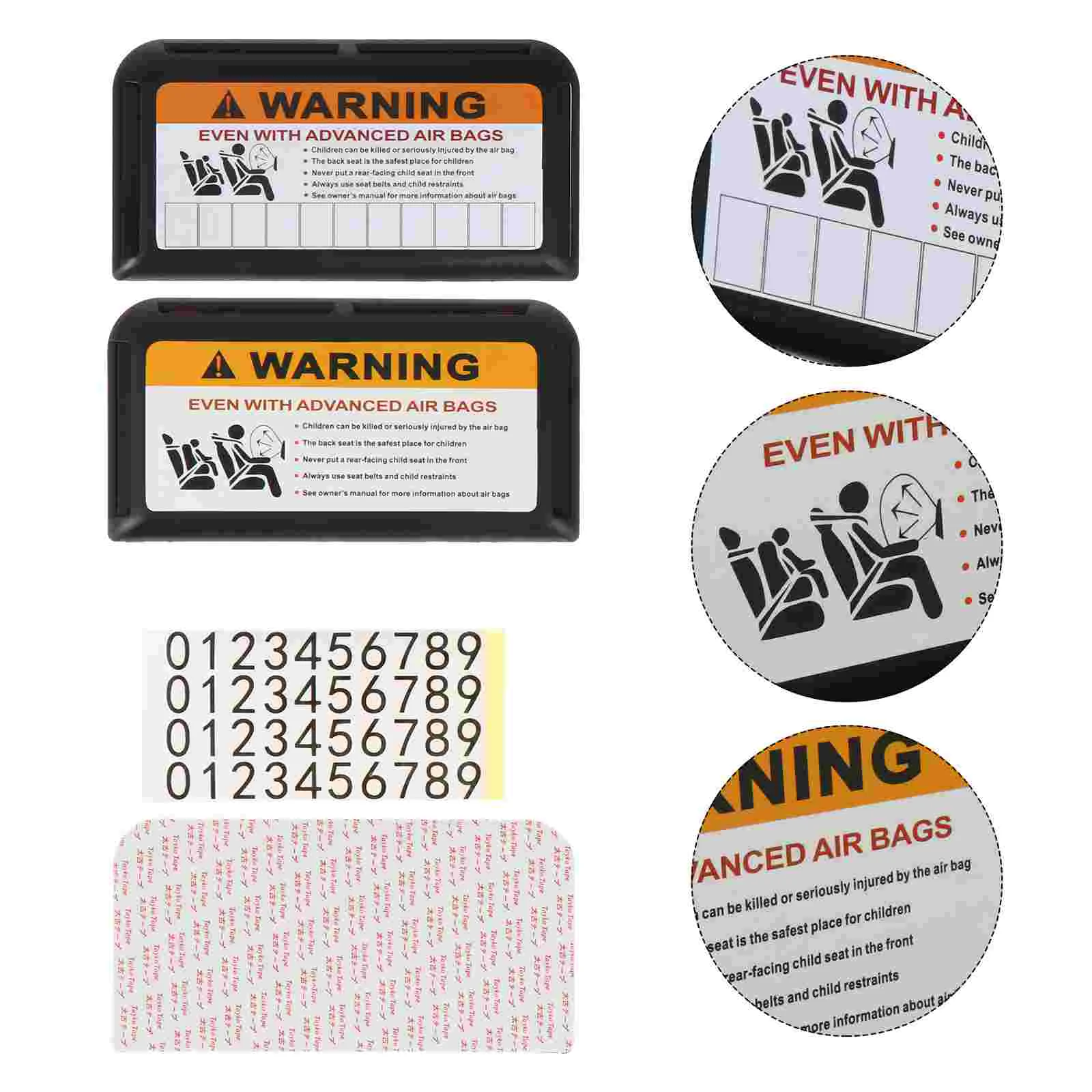 

2 Pcs Auto Interior Accessories Sun Catcher Car Sun Visor Holder Cards Holder Car Sun Visor Case Bag Truck Accessories